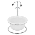 Stand Safety Stand Shaving Stand Bowl Set Professional Shaving Soap Bowl Brush Holder Safety Stand Kit for Men