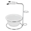 Stand Safety Stand Shaving Stand Bowl Set Professional Shaving Soap Bowl Brush Holder Safety Stand Kit for Men