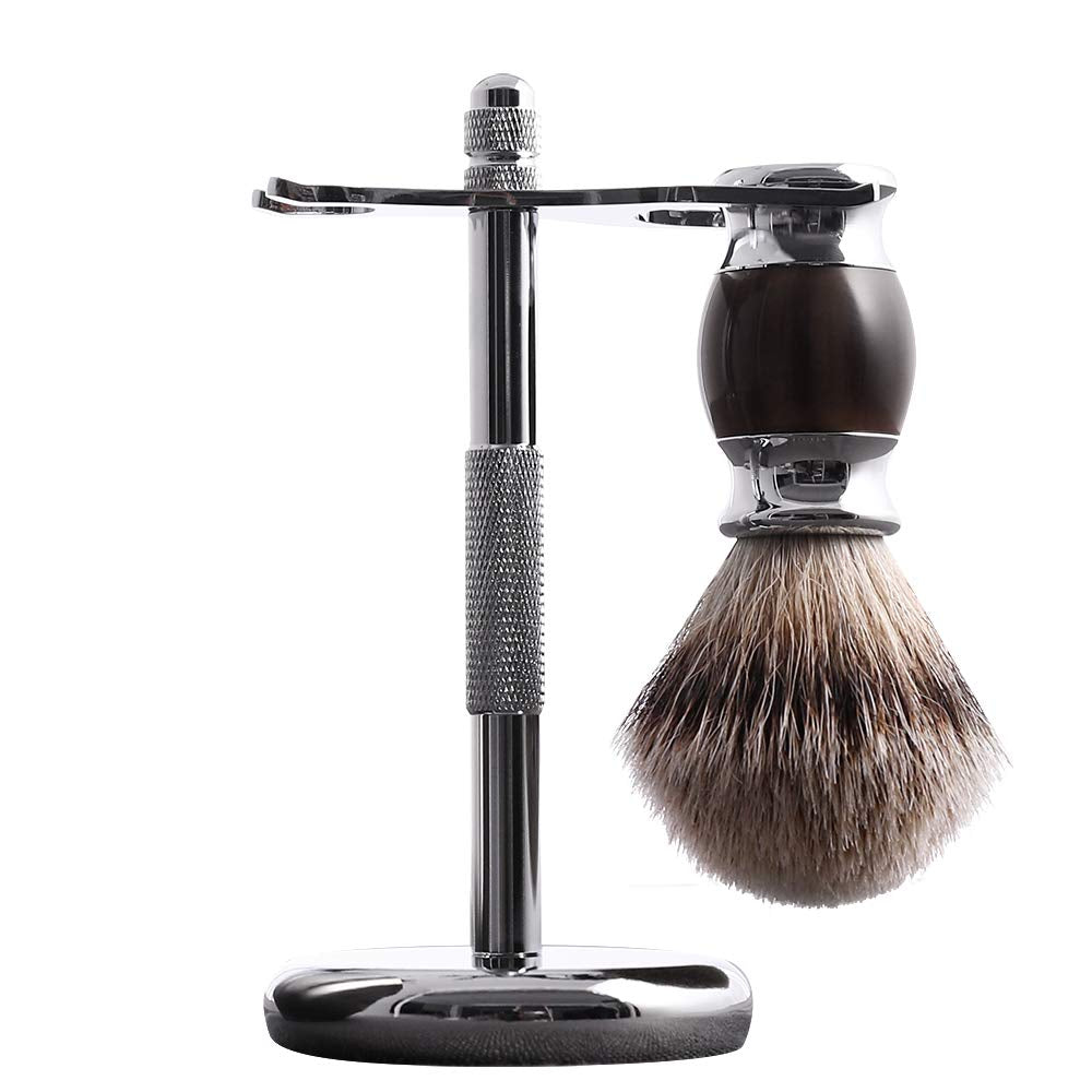Safety Razor Stand for Men, Mens Shaving Brush Stand