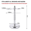 Safety Razor Stand for Men, Mens Shaving Brush Stand