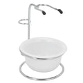 Stand Safety Stand Shaving Stand Bowl Set Professional Shaving Soap Bowl Brush Holder Safety Stand Kit for Men