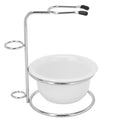 Stand Safety Stand Shaving Stand Bowl Set Professional Shaving Soap Bowl Brush Holder Safety Stand Kit for Men